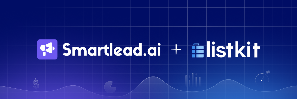 Smartlead and Listkit Partnership: Lead List Building & Cold Emailing