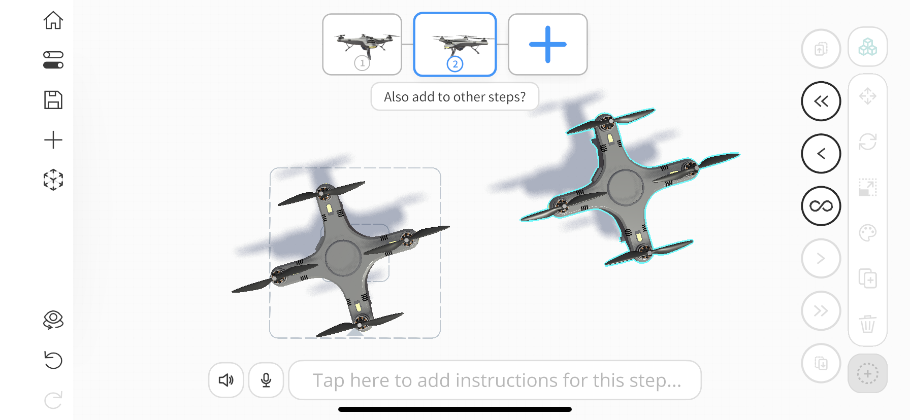 Image showing relevant buttons need to be selected