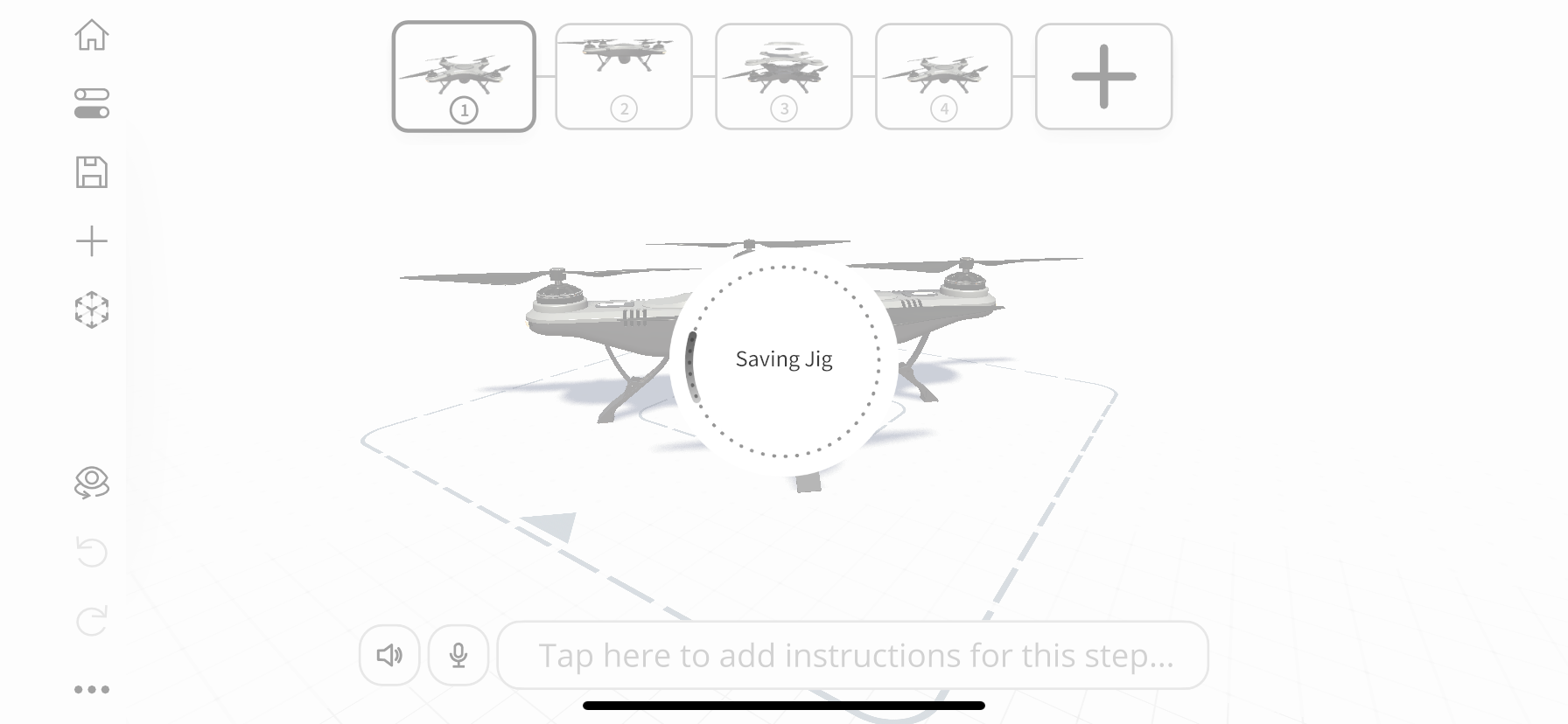 Saving Jig loading indicator