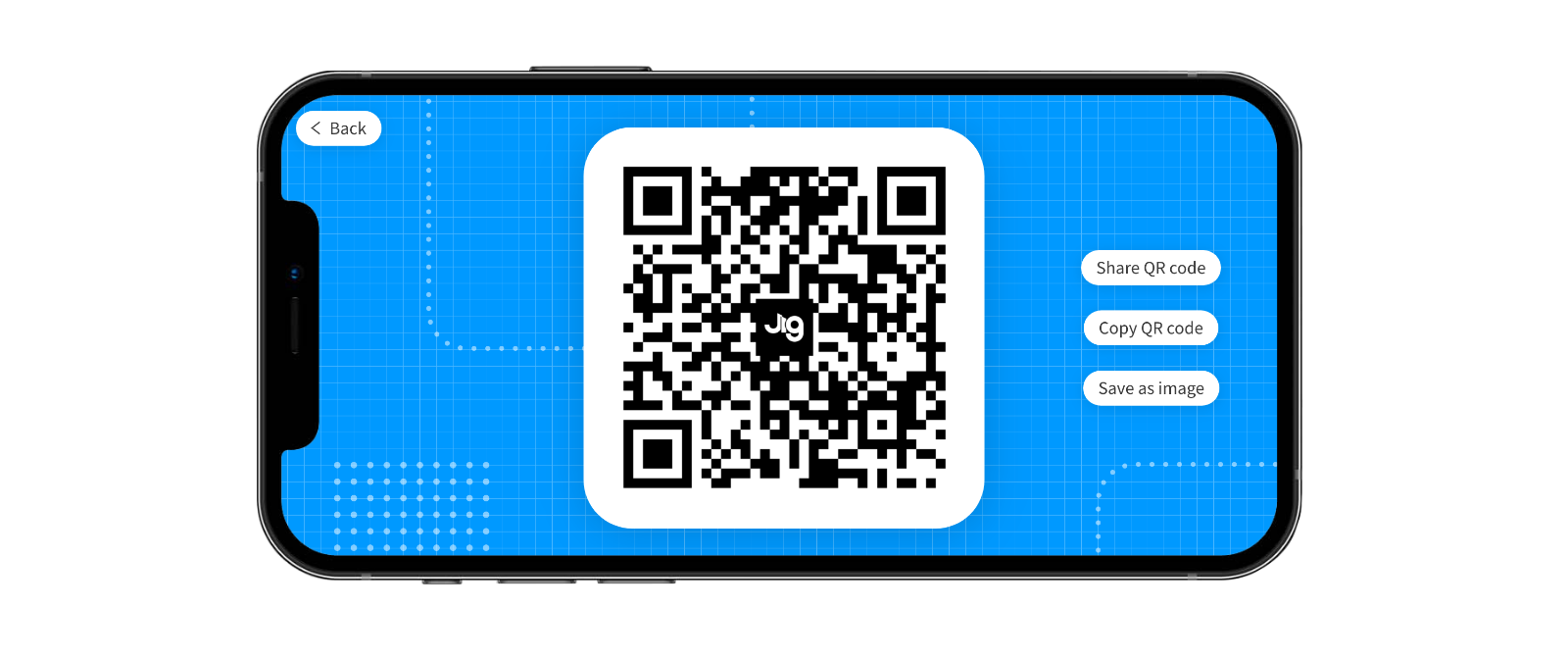 QR code sharing in JigSpace app