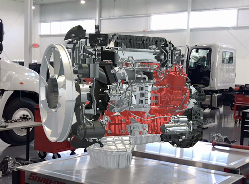 AR presentations and product demos with Hino Trucks