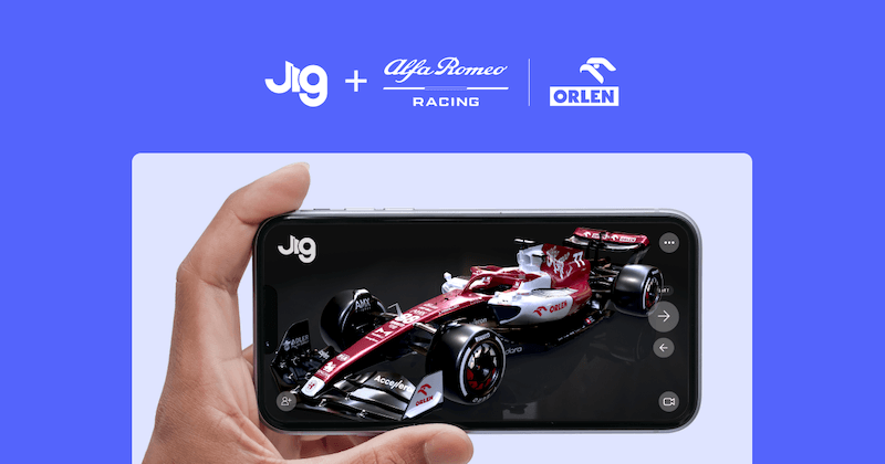 Alfa Romeo F1 Team ORLEN names JigSpace as their official metaverse partner!