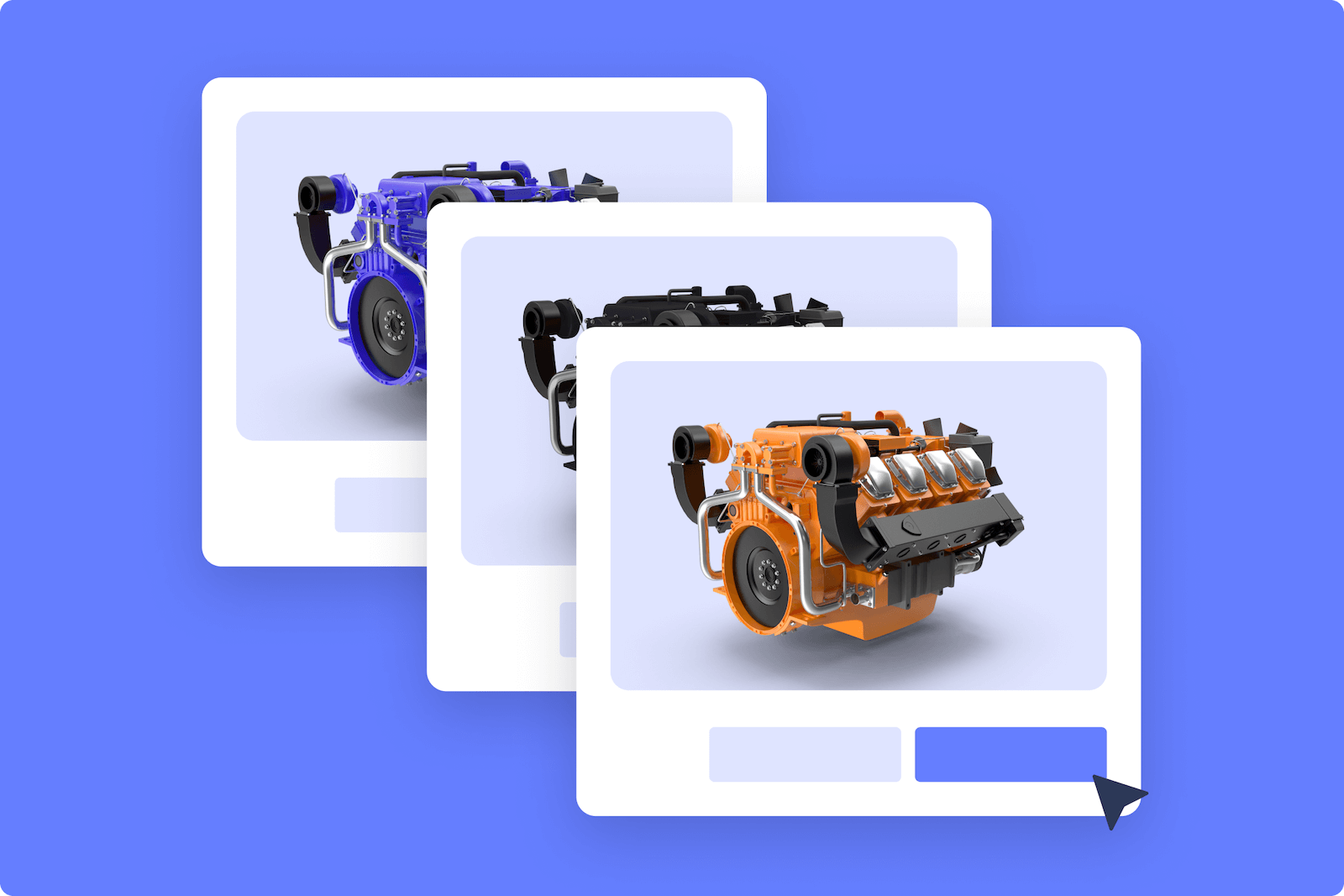 Making 3D models with color variation and save to library in JigSpace