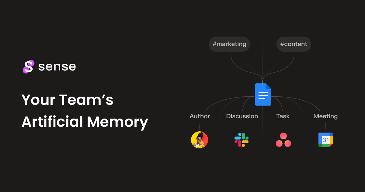 Sense — Instantly catch up on all the work that happened