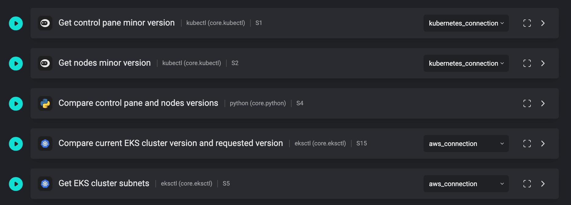 Use No-Code to Upgrade Your EKS Cluster
