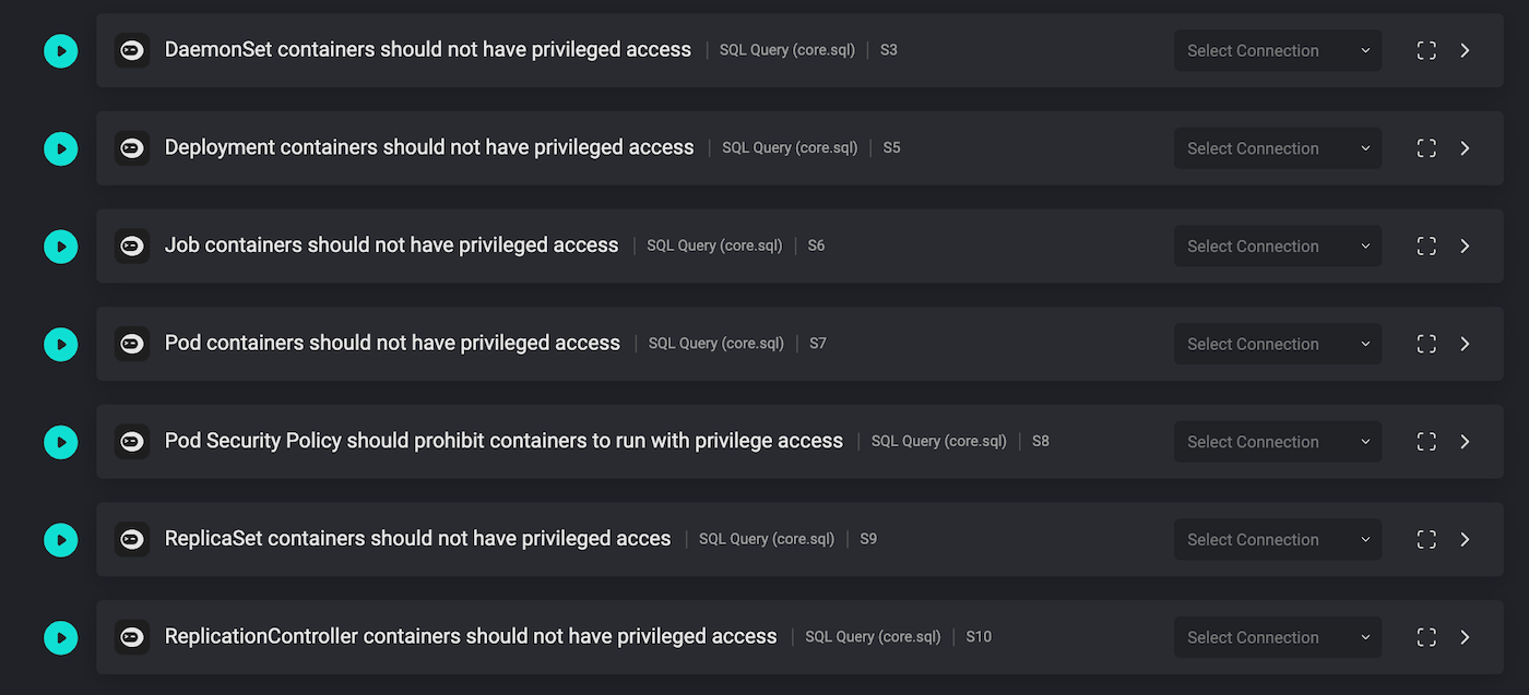 Run Kubernetes Pod Security Checks
