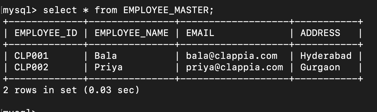 Database Integration