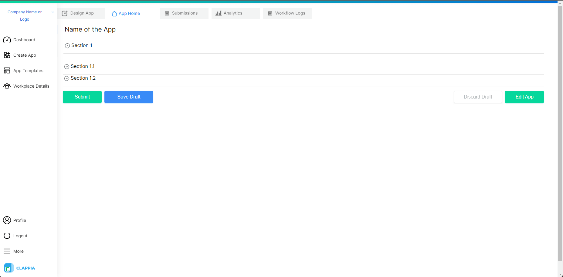 Managing nested sections