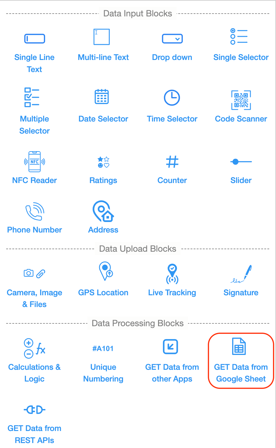 Get Data from Google Sheet