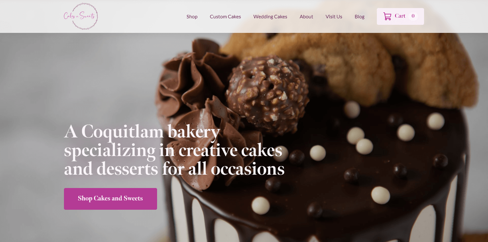 Cakes n Sweets Creative Bakery in Coquitlam B.C.