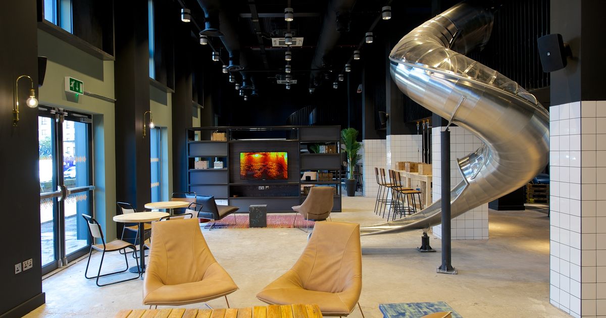 Inside Glasgow's coolest student accommodation with UK's first helter-skelter slide - Glasgow Live