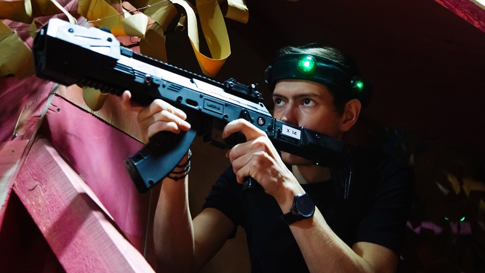 Лазертаг \"Квант\" в Москве