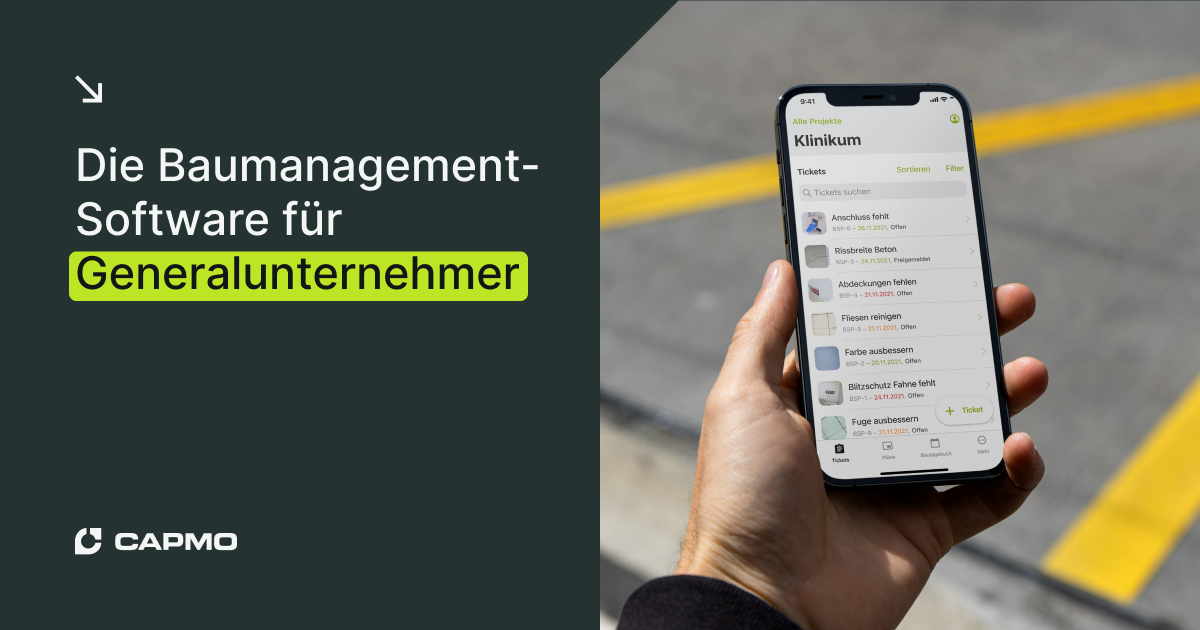 Unsere Referenzen: Über 40.000 Bauprojekte bauen bereits auf Capmo