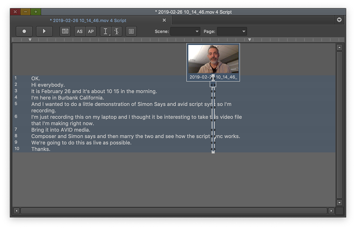 How to transcribe and generate ScriptSync files for Avid Media Composer ...