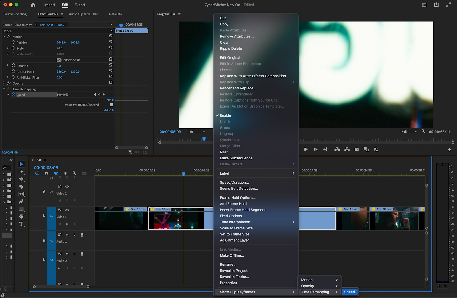 How to Slow Down a Clip in Premiere Pro 