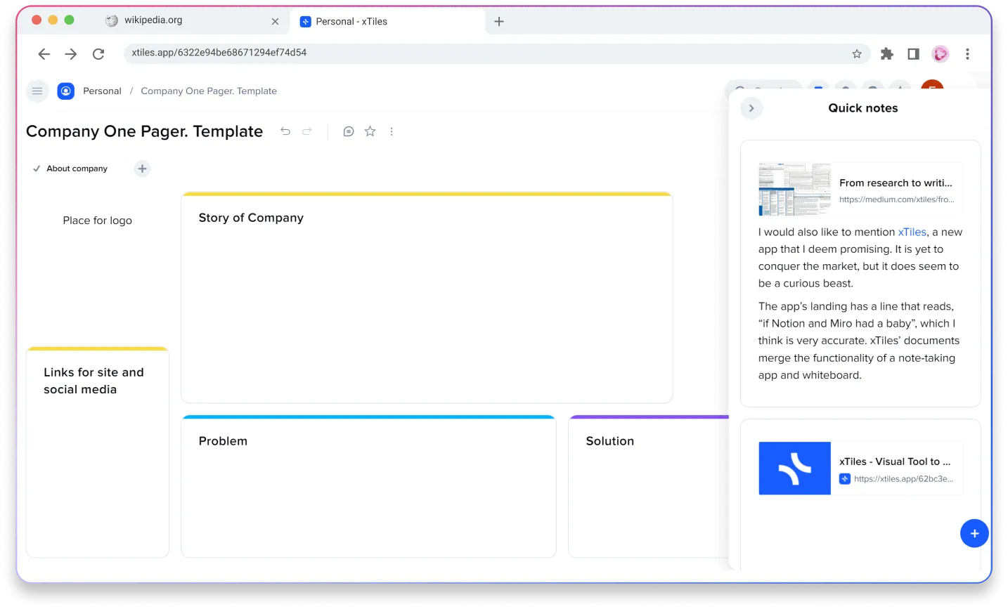 Web Clipper xTiles – perfect clipper extension for Chrome