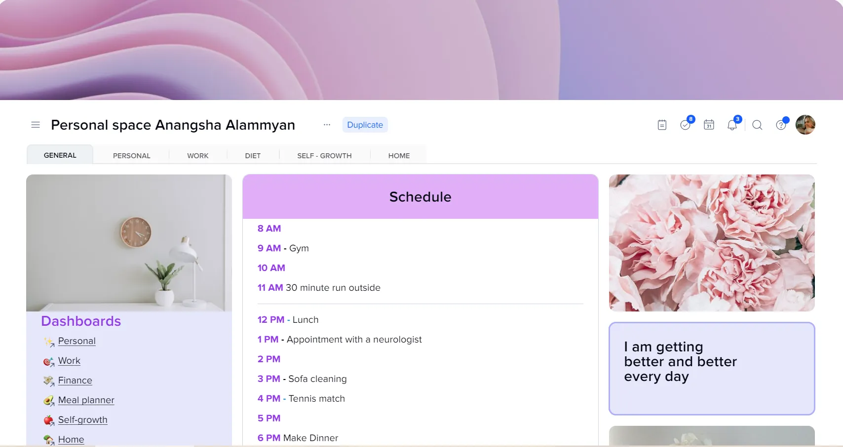 Anangsha organizes her digital space