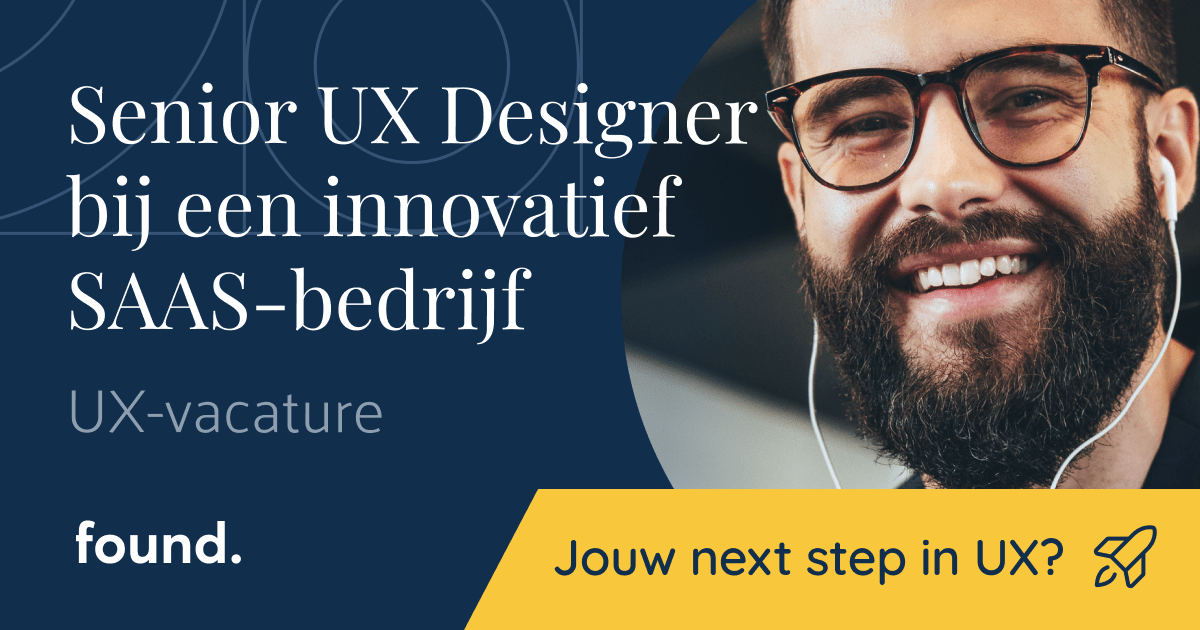 Senior UX Designer vacature bij een Innovatief SAASbedrijf in