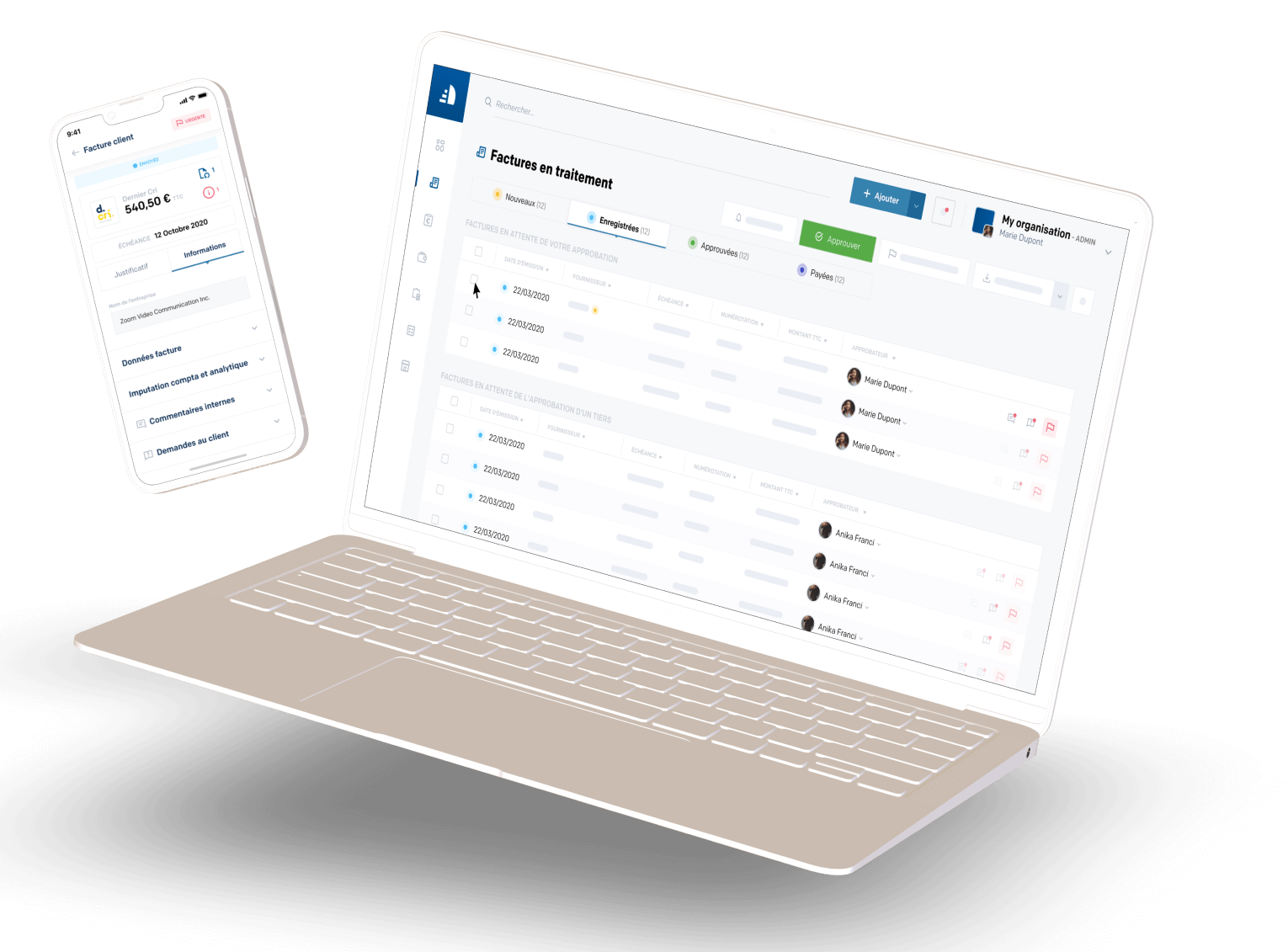 Application regate sur mobile et pc