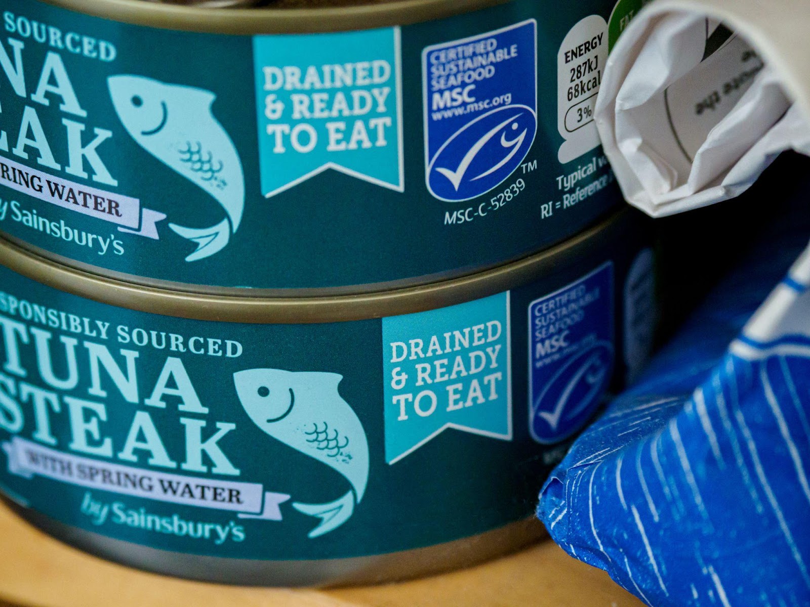 Tinned Tuna Food Labels