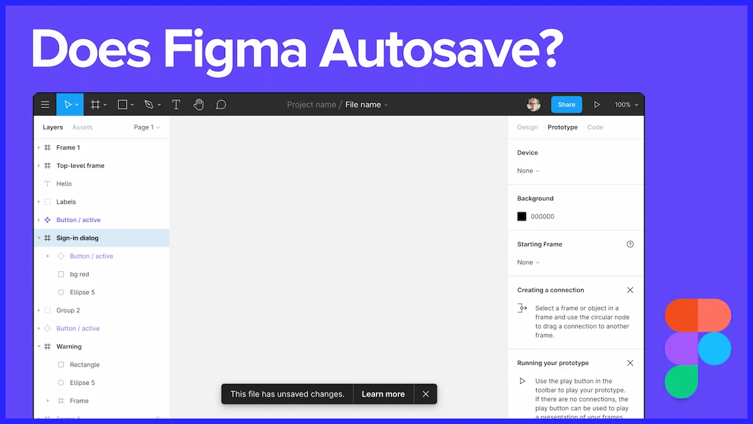 Does Figma Automatically Save?