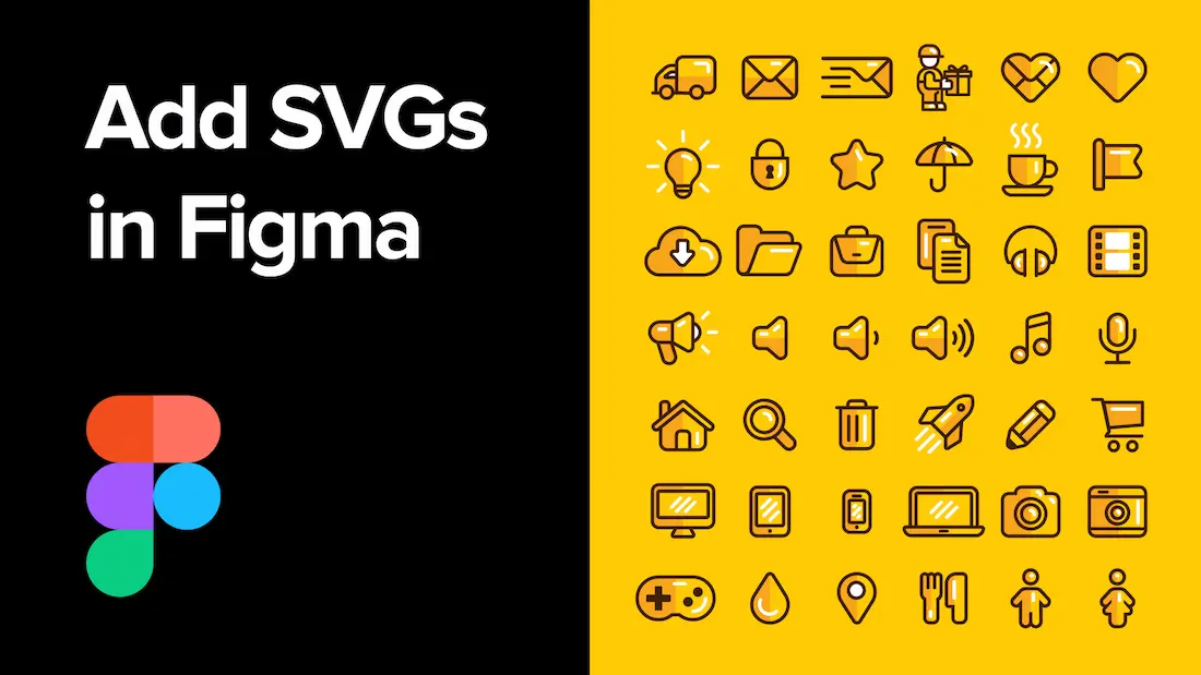 How to add SVG Icons to Figma