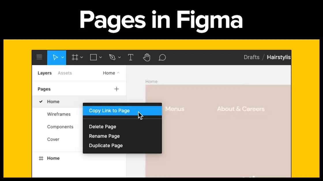 How to Create Pages in Figma
