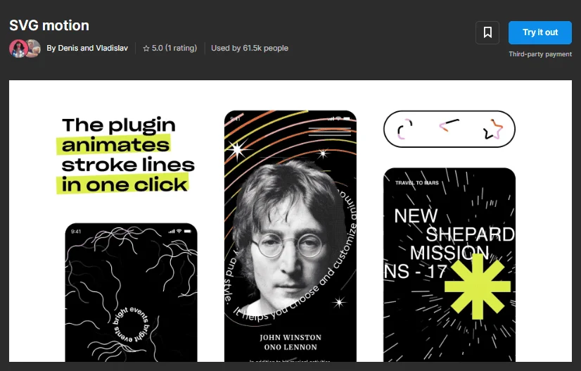 SVG motion plugin on Figma