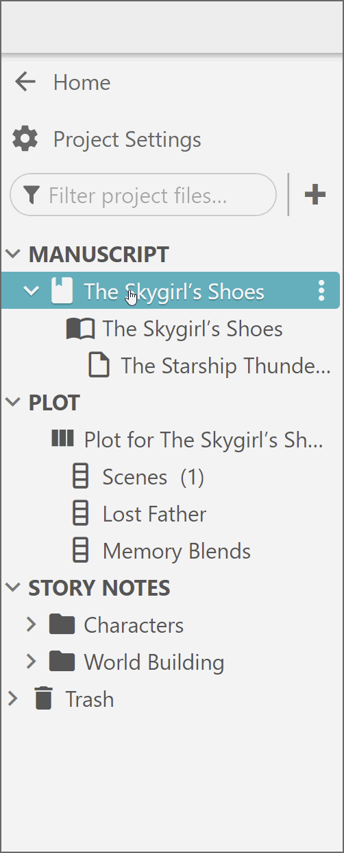 How to access character notes.