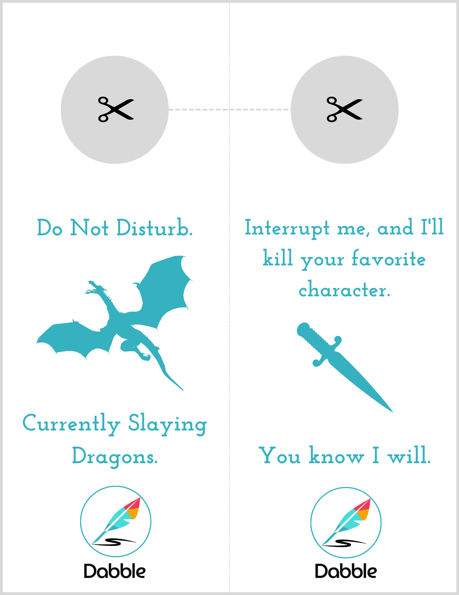 A fantasy door hanger.