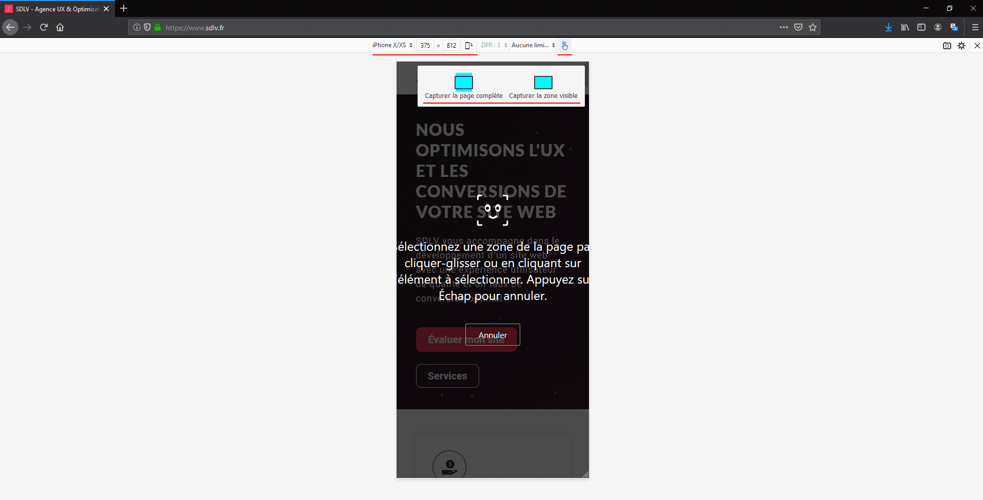 Emulation responsive design