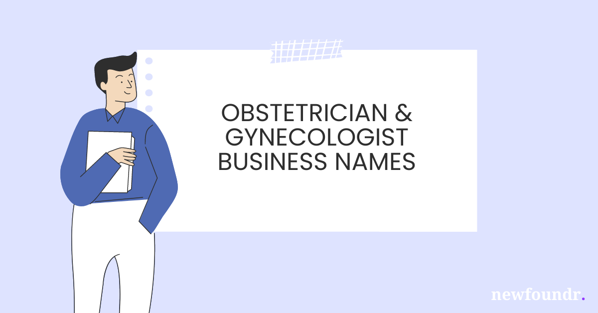 75+ Unique, Creative & Catchy Obstetrician & Gynecologist Business ...