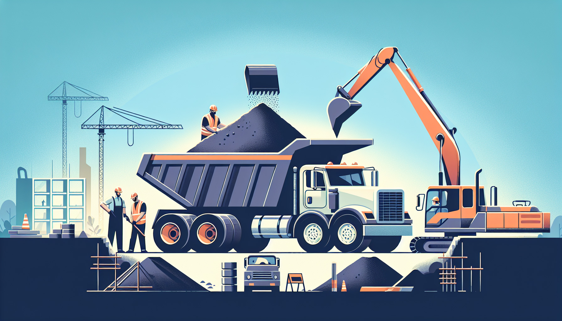 dump truck business image