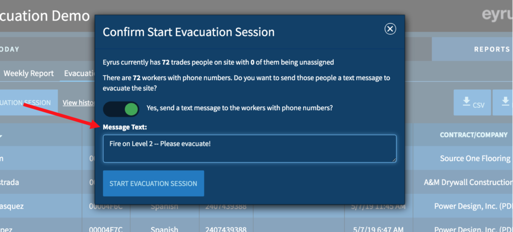 Construction Technology: Introducing: Real-Time Evacuation Tracking | Eyrus