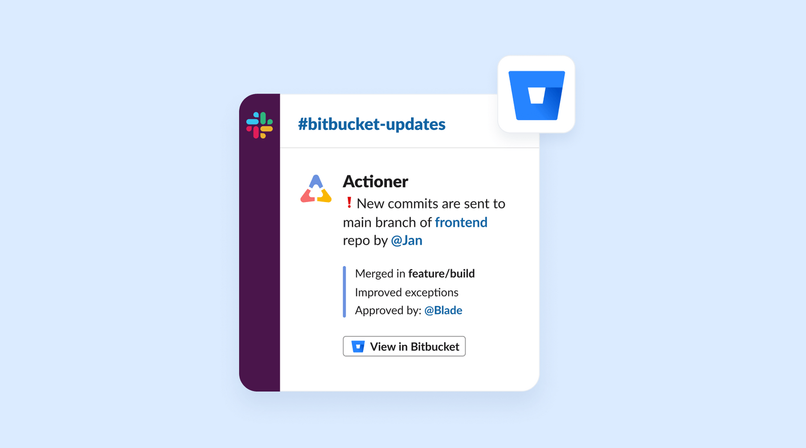 Learn how to get Bitbucket notifications in Slack