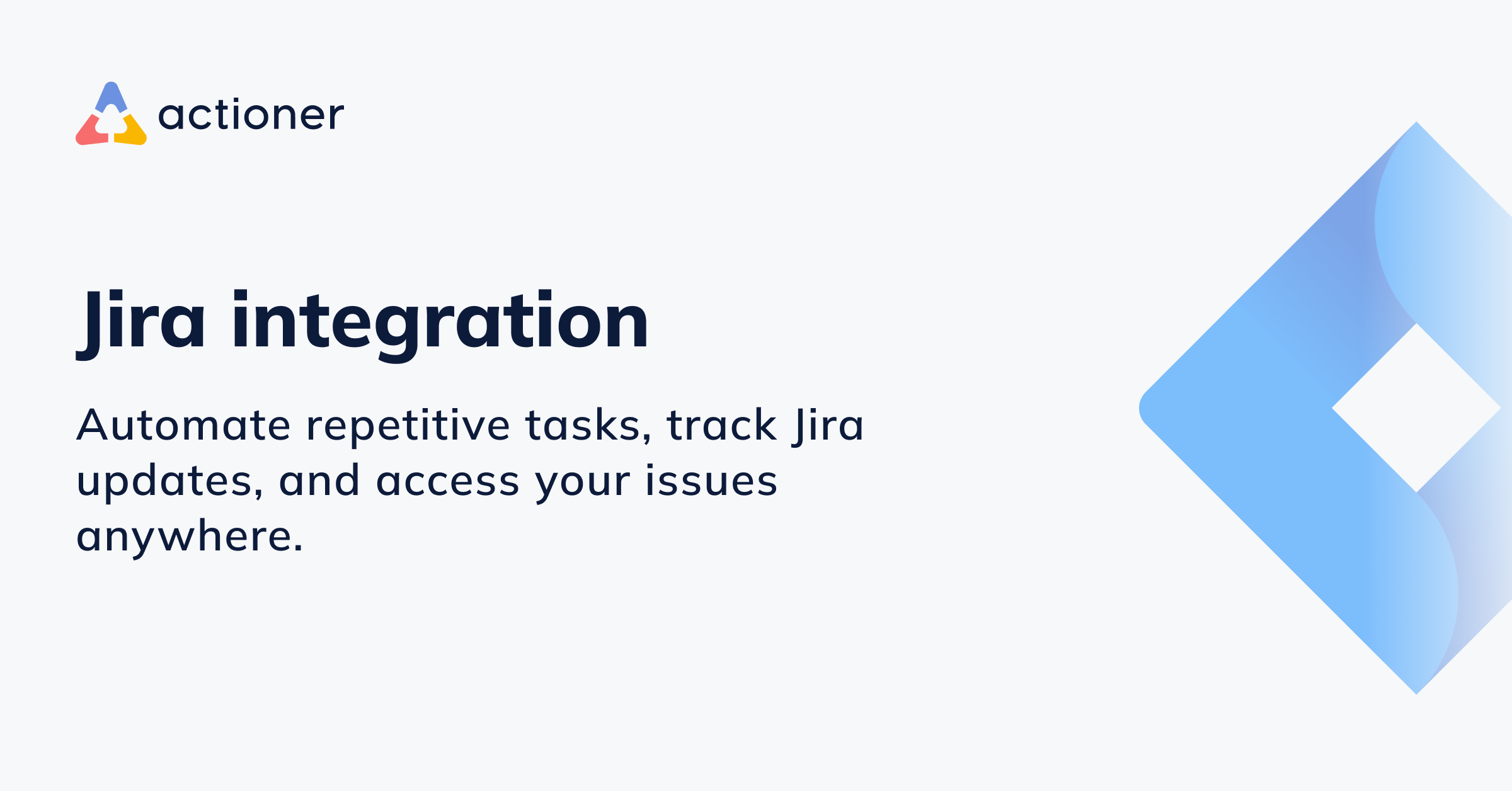 Jira integration by Actioner