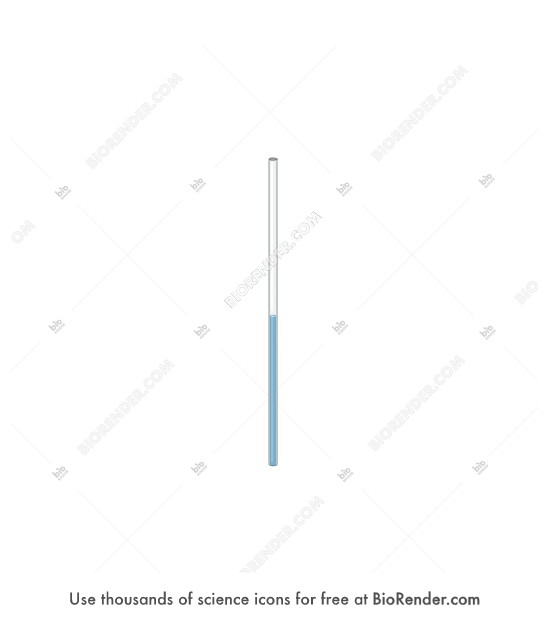 Free Glass capillary tube (half) Icons, Symbols & Images BioRender