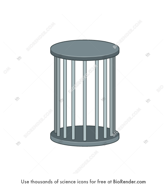 Free Rodent cage (cylindrical) Icons, Symbols & Images | BioRender