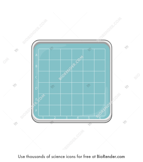 Free Petri dish (square, with grid) Icons, Symbols & Images | BioRender