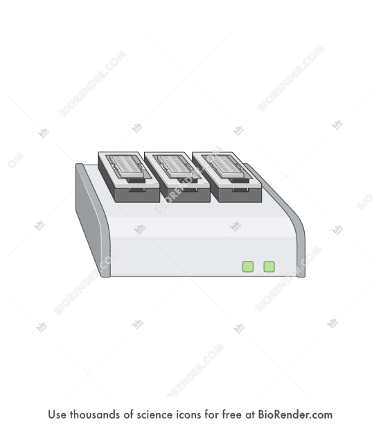 Free xCELLigence electronic microtiter plate (3x16well) Icons, Symbols