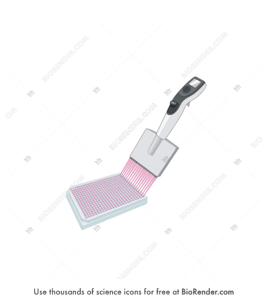 Free Pipetting (384 wells) Icons, Symbols & Images BioRender