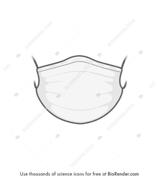 Free Mask (white, with black strings) Icons, Symbols & Images BioRender