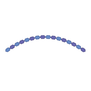Hyaluronan (brush, curved, short)