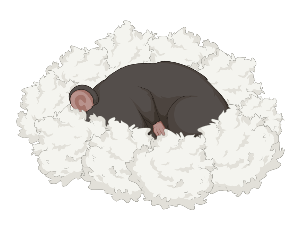 Mouse in nest 