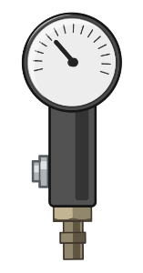 Manometer (with editable dial)
