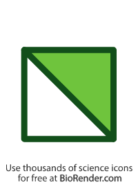 ManN - Editable icon of a crossed square symbol for D-Mannosamine (ManN)