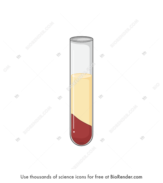 Free Blood vial (serum, blood clot) Icons, Symbols & Images BioRender