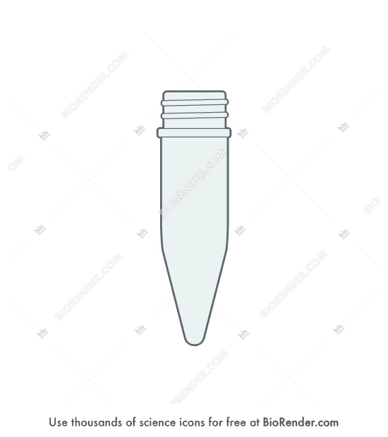 Free Eppendorf tube (schematic) 2 Icons, Symbols & Images BioRender