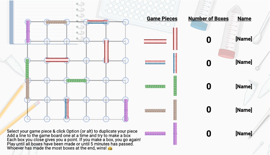 Dots & Boxes BioRender Science Templates