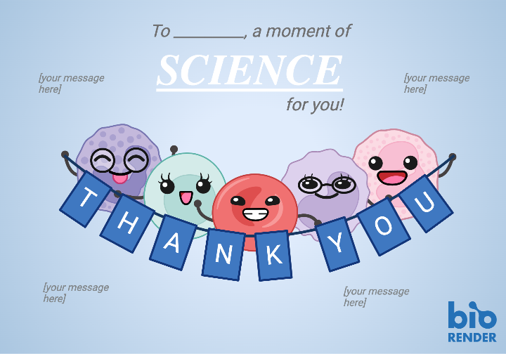 A Moment of Science Thank You ECard BioRender Science Templates